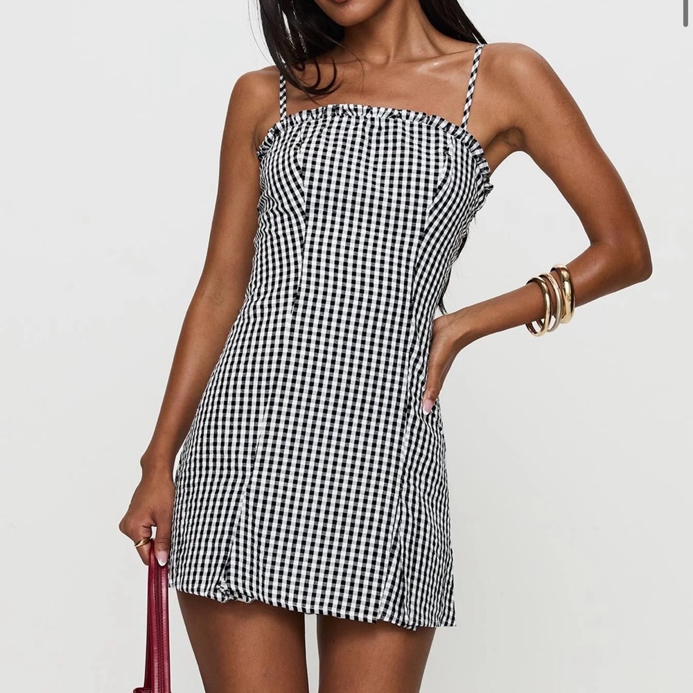 Princess Polly Black and White Mini Dress